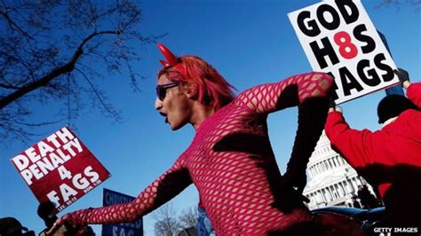 Fred Phelps How Westboro Pastor Spread God Hates Fags Bbc News