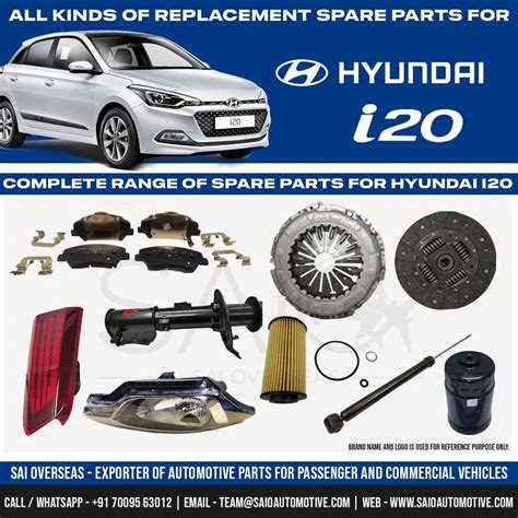 Hyundai i20 Spare Parts - Genuine OEM Aftermarket Replacement Creta ...