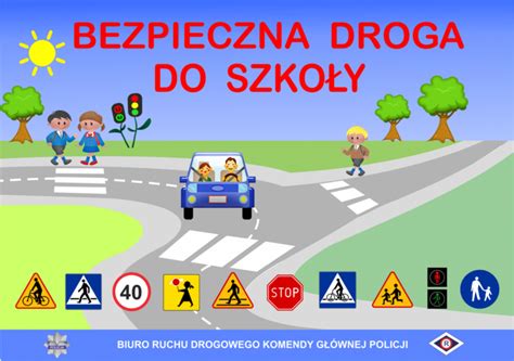 Bezpieczna droga do szkoły porady policjantów Twój Sącz