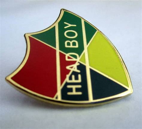 School Head Boy Or Head Girl Badge 1 Pin Etsy Badge Boys Headed