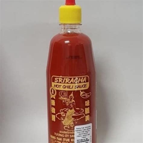 Jual Sriracha Chili Sauce Hot 750ml Sambal Thailand Nanfah Nan Fah Nangfah Shopee Indonesia