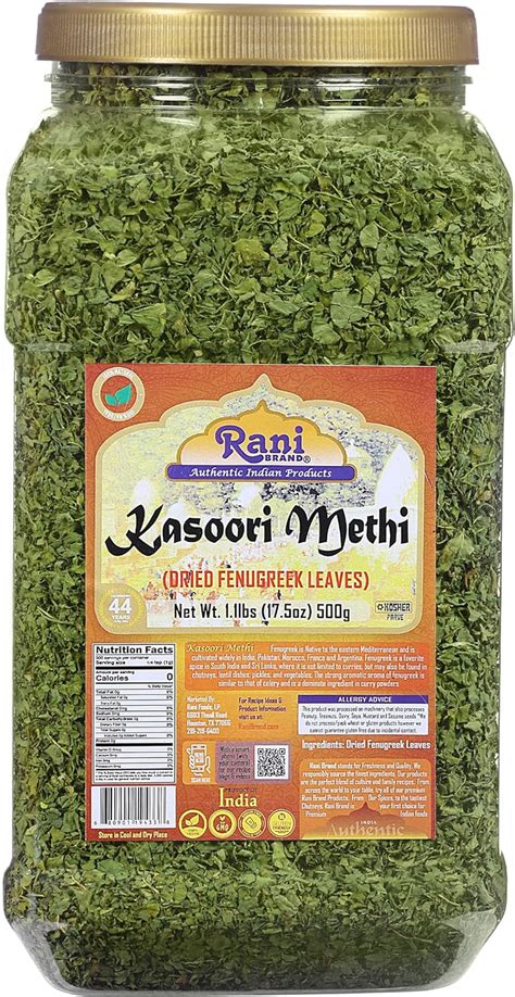 Rani Fenugreek Leaves Dried Kasoori Methi Oz Lbs G Bulk