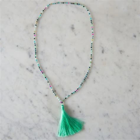 The Gilded Cabinet Tassel Necklaces Neon The Gilded Cabinet