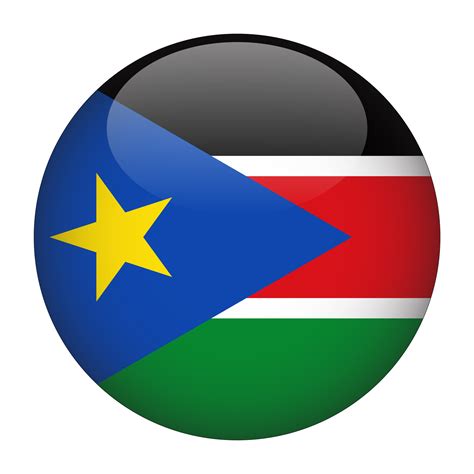 South Sudan 3d Rounded Flag With Transparent Background 15272044 Png