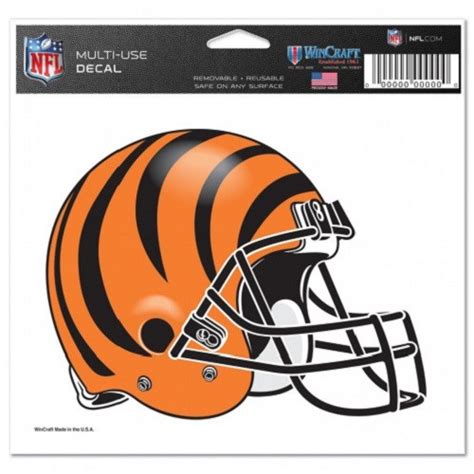 Cincinnati Bengals Decal - Helmet - Dragon Sports