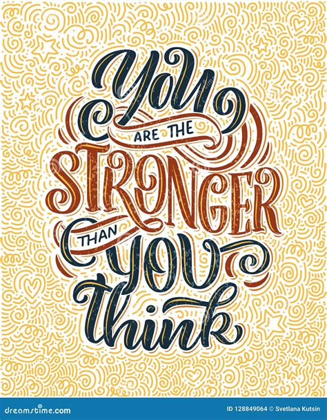 Inspirational Quote Hand Drawn Vintage Illustration With Lettering And