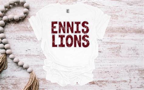 Ennis Lions Png Etsy