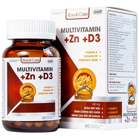 Thực phẩm chức năng multivitamin zn d3 giúp bổ sung sức khỏe