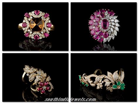 Spectacular Diamond Ring Designs - South India Jewels