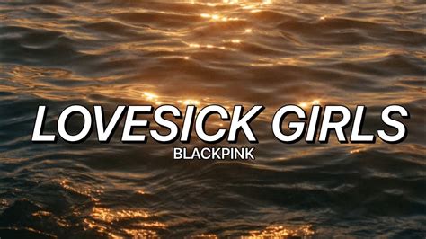 Blackpink Lovesick Girls Easy Lyrics Youtube