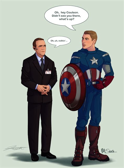 Cap N Coulson Collab By Djcoulz On Deviantart Captain America