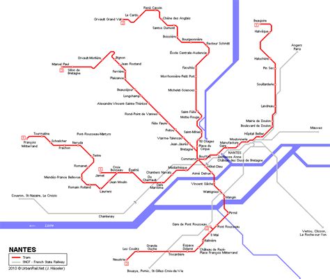 Plan Métro Nantes