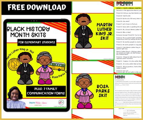 Printable Black History Skits