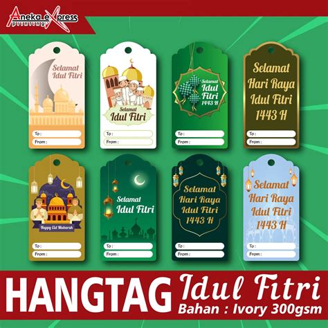 Jual Hangtag Hangtag Murah Hangtag 8 X 4 Cm Hangtag Lebaran