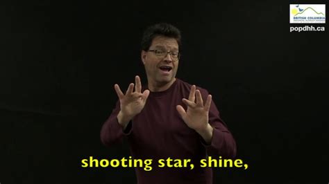 Shooting Star In American Sign Language Youtube