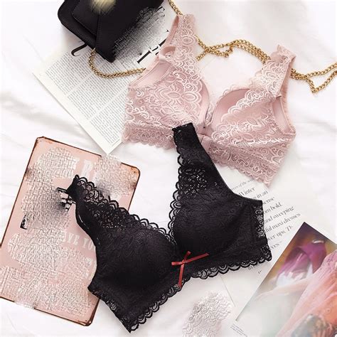 Aliexpress Buy Hollow Out Embroidery Seamless Push Up Lingerie