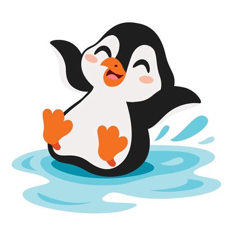 Cartoon Drawing Of Penguin Character 13536968 Vector Art at Vecteezy