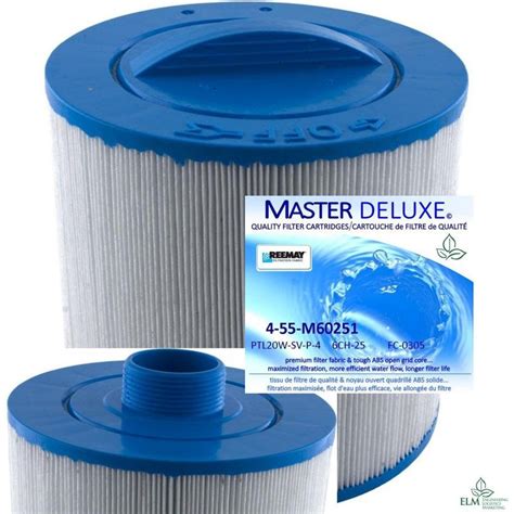 20sqft Spa Filter Master Deluxe M60251 PTL20W SV P 4 6CH 25 FC 0305 The Hot Tub Superstore