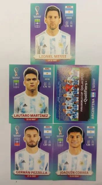 AUTOCOLLANTS PANINI COUPE Du Monde FIFA Qatar 2022 LIONES MESSI 4