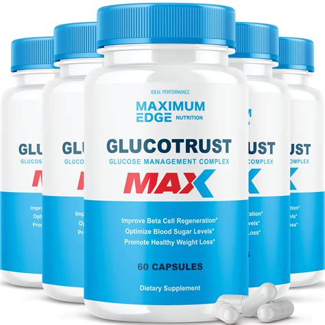 IDEAL PERFORMANCE 5 Pack Glucotrust Gluco Trust Supplement 300