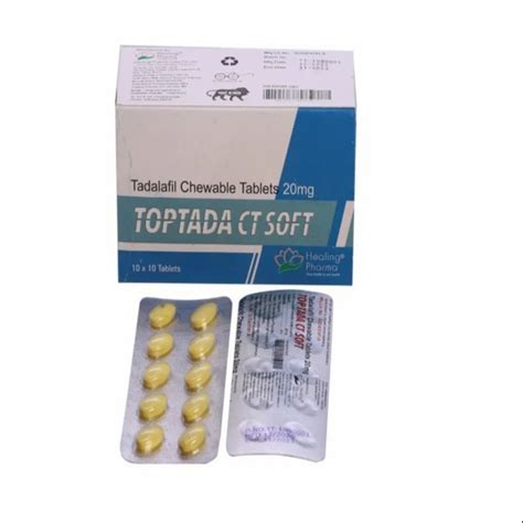 20 Mg Toptada Ct Soft Tablets At Rs 109 Stripe Cialis In Surat ID