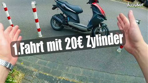 Erste Fahrt Mit Dem Billigsten 50ccm Zylinder 20 Roller