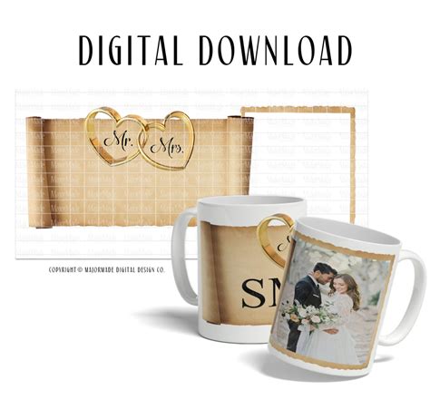 Royal Wedding Mug Design Png Sublimation Design Etsy Australia