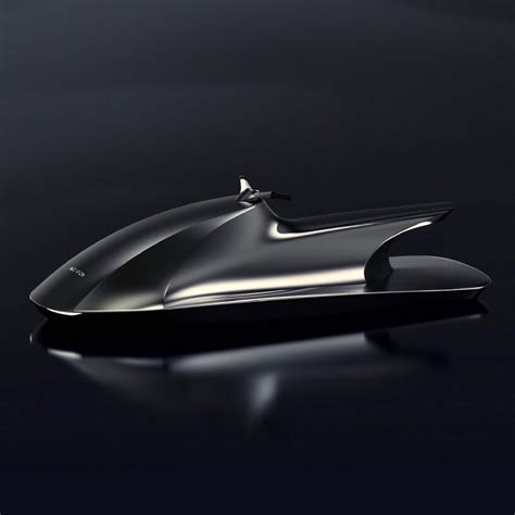 glossy concept electric jet ski 'tarform raye' mimics gliding manta ray ...