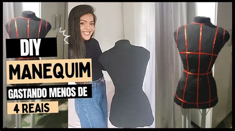 Como Fazer Manequim De Costura Apenas 4 Reais Manequim Para