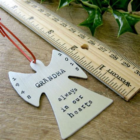 Personalized Angel Ornament Memorial Ornament Keepsake - Etsy