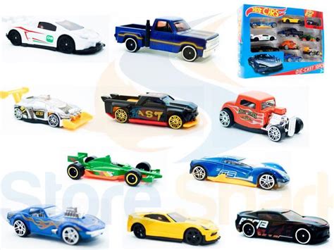 Kit Coleção Carrinho De Ferro 10 Peças Hot Cars Carrinho de Brinquedo Magazine Luiza