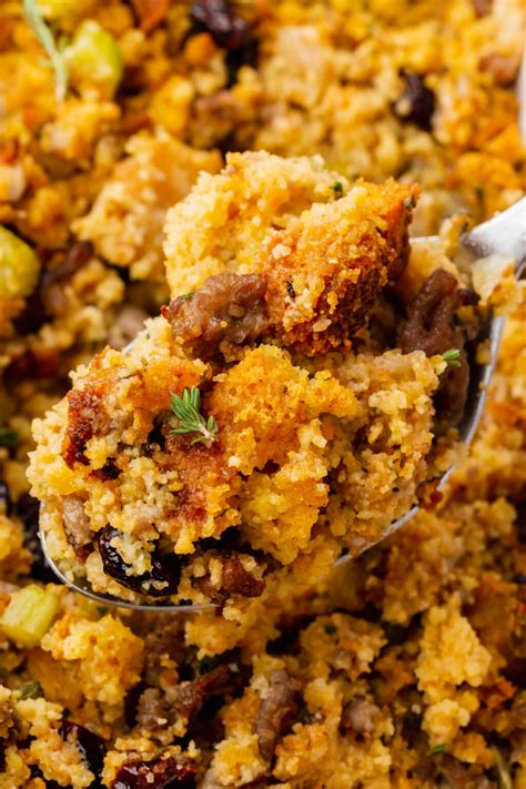 Gluten Free Cornbread Stuffing With Sausage