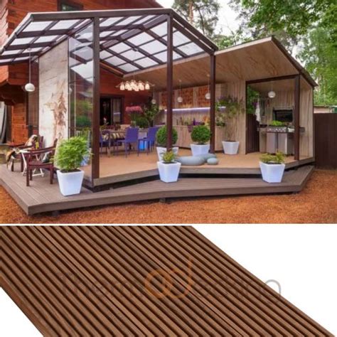 Террасная доска «Термоясень» (крупный вельвет) | Thermodecking
