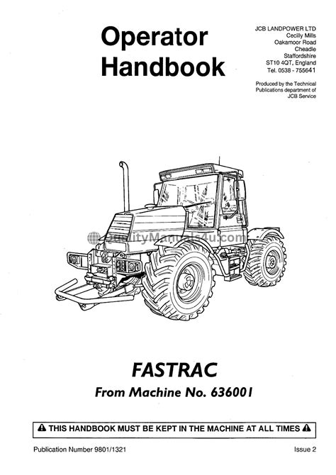 Jcb Fastrac 3155 Operators Manual 2