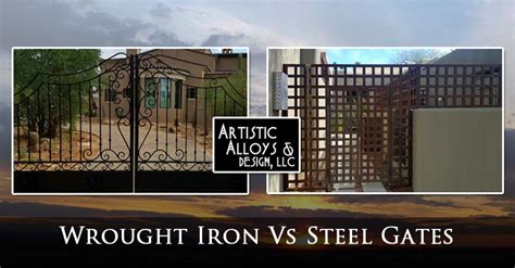 Wrought Iron Vs Steel Gates Whats The Difference