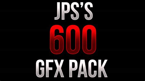 Jps Subscriber Gfx Pack Youtube