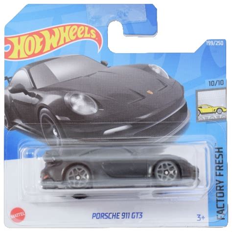 Hot Wheels Porsche 911 GT3 fekete kisautó 1 64 Mattel vásárlás a Játékshopban