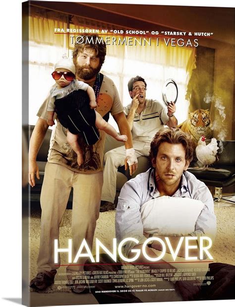 The Hangover - Movie Poster - Norwegian | Bradley cooper, Movie posters ...