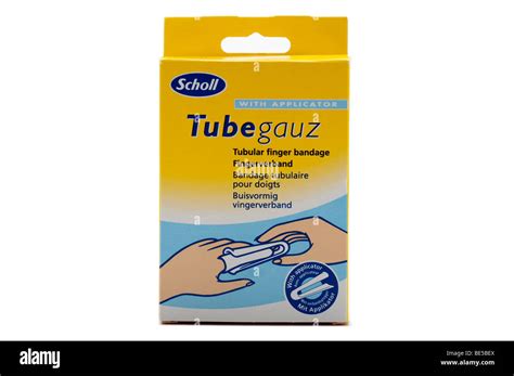 Scholl Tubegauz Bandage Tubulaire Paquet Doigt Photo Stock Alamy