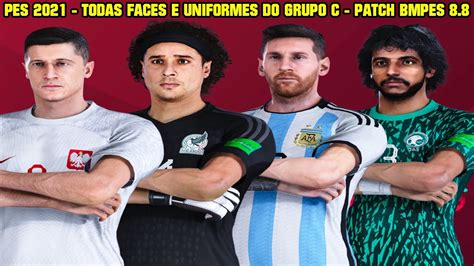 Pes Todas Faces E Uniformes Do Grupo C Da Copa Do Mundo