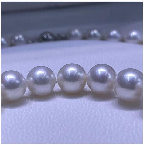 HUGE 18 AAA 10 11mm Natural South Sea Genuine White Pearl Necklace 14K