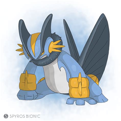 Mega Swampert (pokemon) by SpyrosBionic on DeviantArt