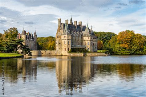 Chateau Domaine De La Bretesche Missillac France Stock Photo Adobe