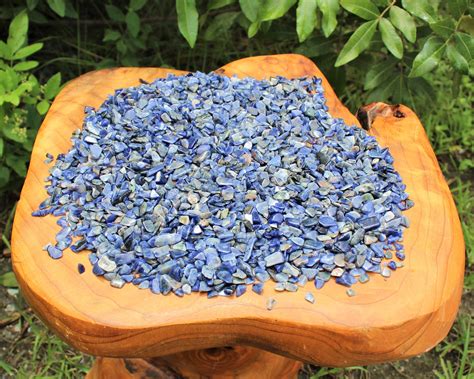 Sodalite Semi Tumbled Gemstone Mini Chips 3 8 Mm Choose Ounces Or Lb