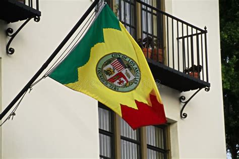 Flag of City of Los Angeles Stock Image - Image of politics, country ...