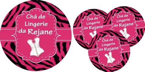 50 Rótulos Latinha Pirulito Chá De Lingerie 5cm Parcelamento sem juros