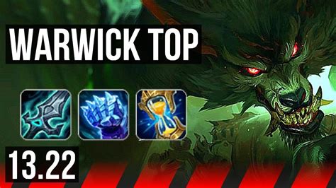 WARWICK Vs AATROX TOP 6 Solo Kills 800 Games Comeback 1 2M