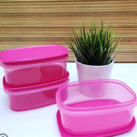 OFFER Tupperware Stack To Go 640ml PINK X1PC Food Container Lunch