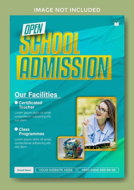 Premium Vector Back To School Promotion Flyer Template