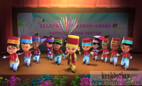 Lirik Boria Suka Suka Upin And Ipin Lirikdotbiz